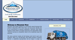 Desktop Screenshot of mountainviewwaste.com