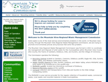 Tablet Screenshot of mountainviewwaste.ca